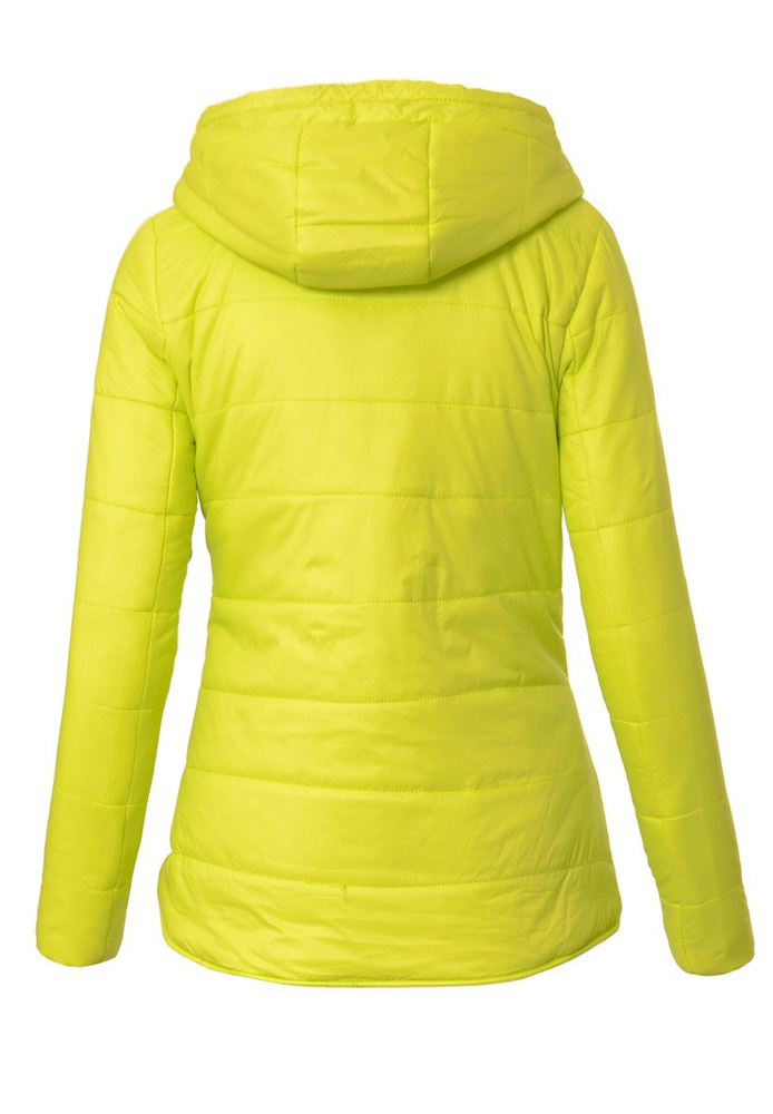 Damska Jesienna Wiosenna Kurtka Paula Limonkowa