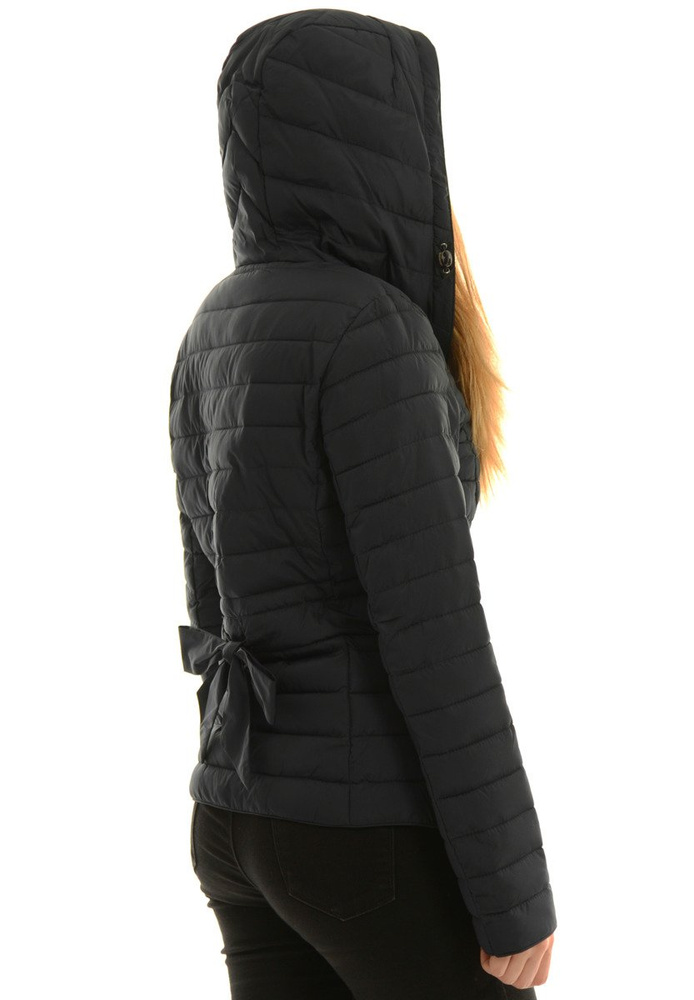 Damska Jesienna Wiosenna Kurtka Ortalionowa Granatowa