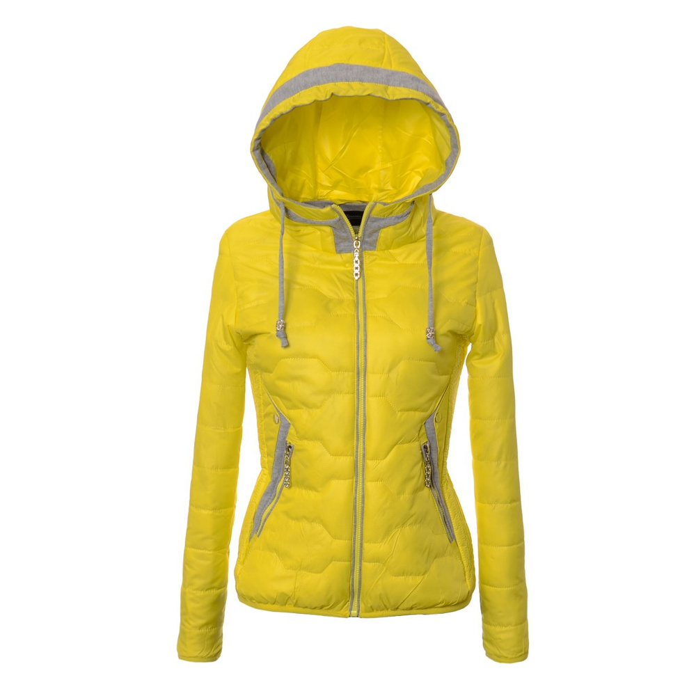 Damska Kurtka Ortalionowa Wiosenna - Jesienna Vittoria Limonkowa