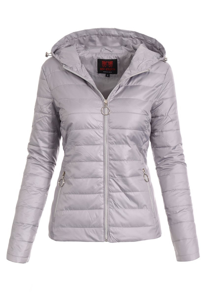 Damska Kurtka Wiosenna Diana Szara