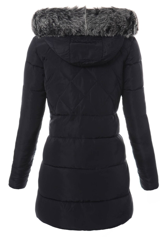 Damska Zimowa Kurtka Ortalionowa Granatowa