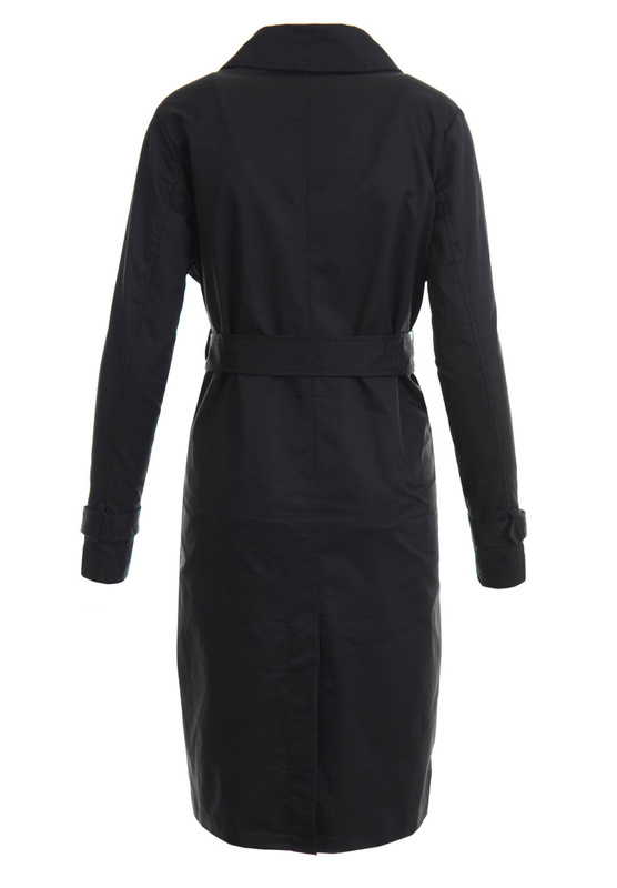 Damska Wiosenna Kurtka Płaszcz Parka Nancy Czarna