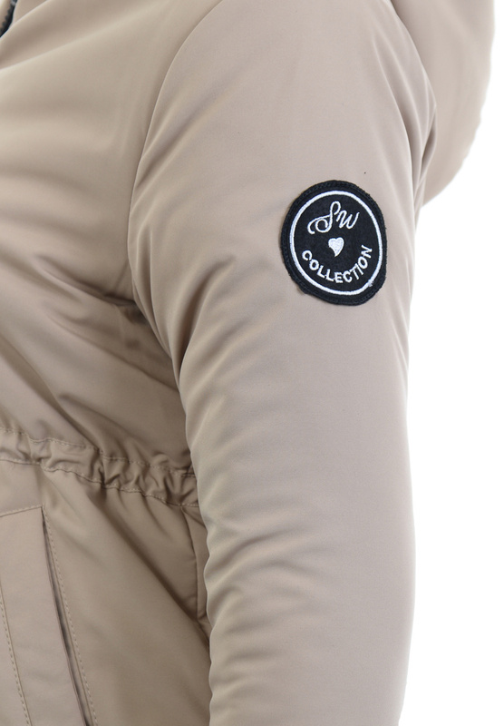 Damska Kurtka Ortalionowa Honorata Beżowa
