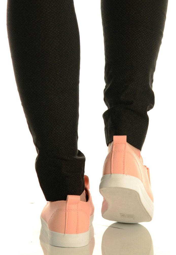 Trampki Slip On Platforma Łososiowe