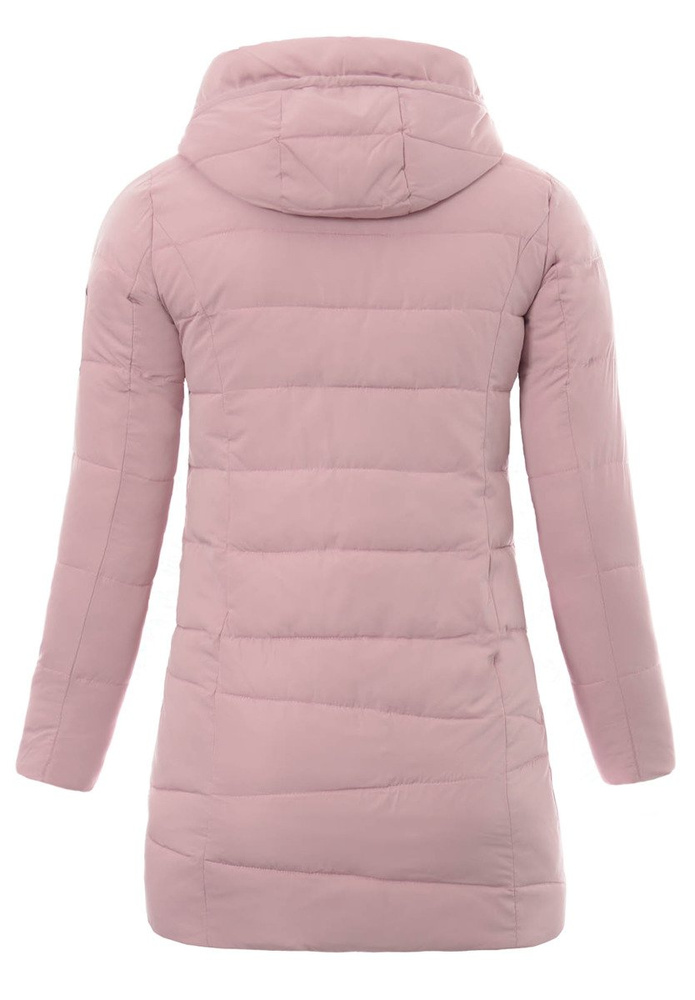 Damska Zimowa Kurtka Ortalionowa Malina Różówa