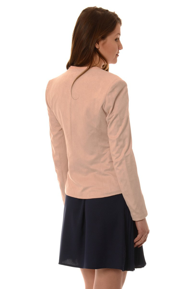 Damski Żakiet Pudrowy Róż