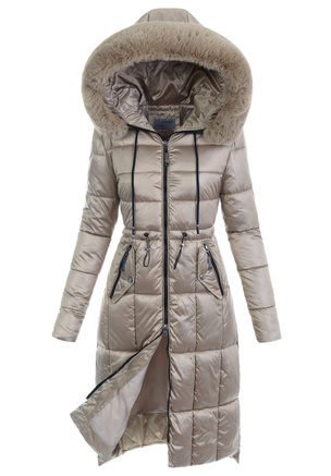 Damska Kurtka Pikowana Julita Beżowa