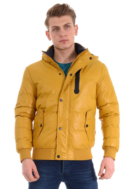 Męska Kurtka Bomber Olek Żółta