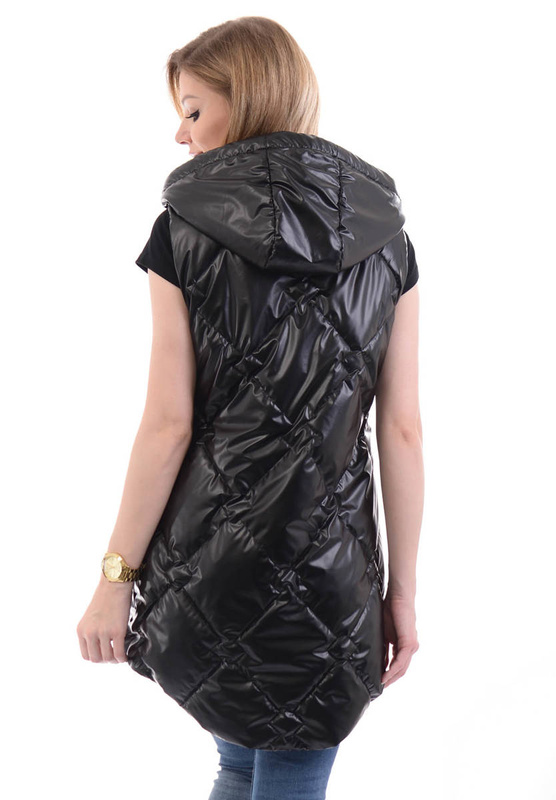 Damska Kamizelka Bezrękawnik Wera Czarny