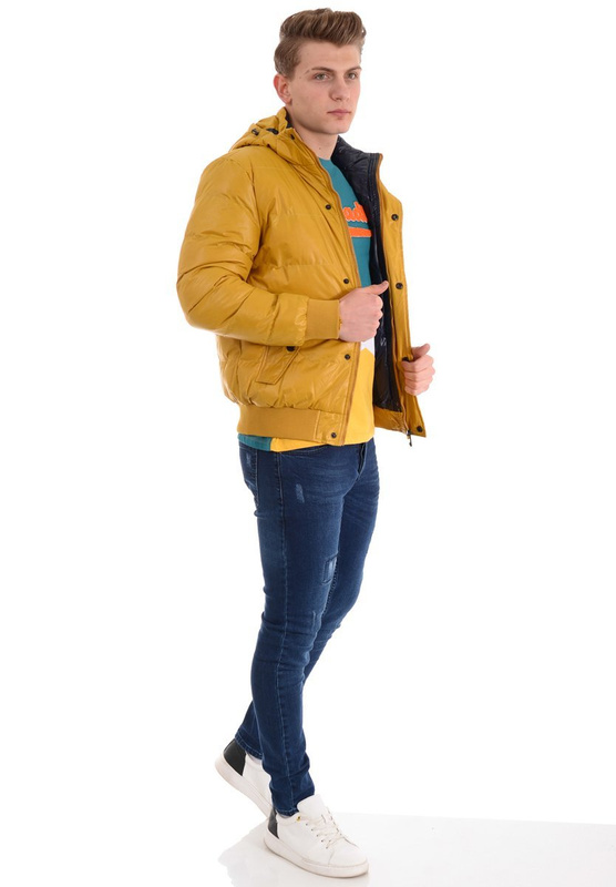 Męska Kurtka Bomber Olek Żółta