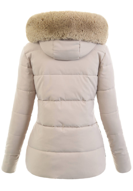 Damska Kurtka Ortalionowa Izolda Beżowa