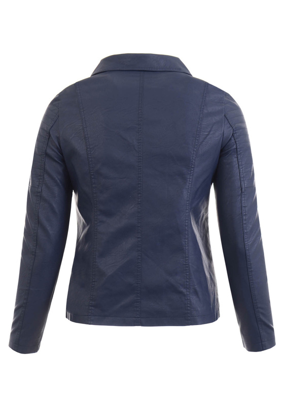 Damska Kurtka Ramoneska Bożena Granatowa