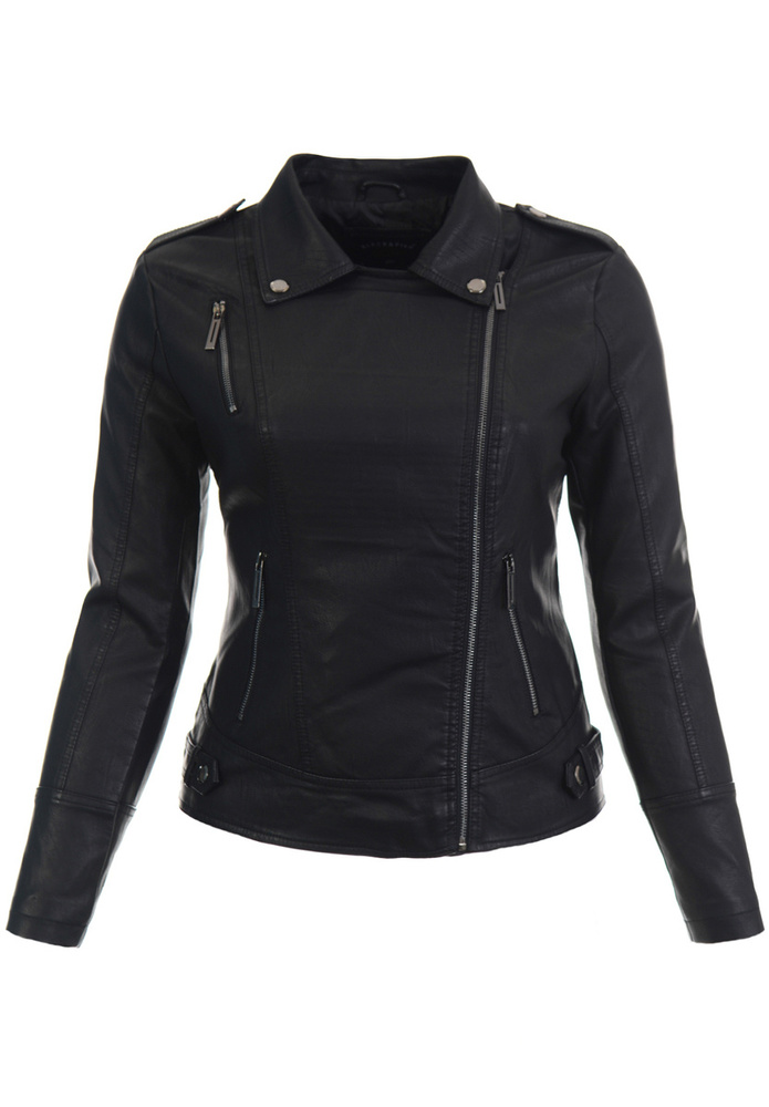 Damska Kurtka Ramoneska Jana Czarna