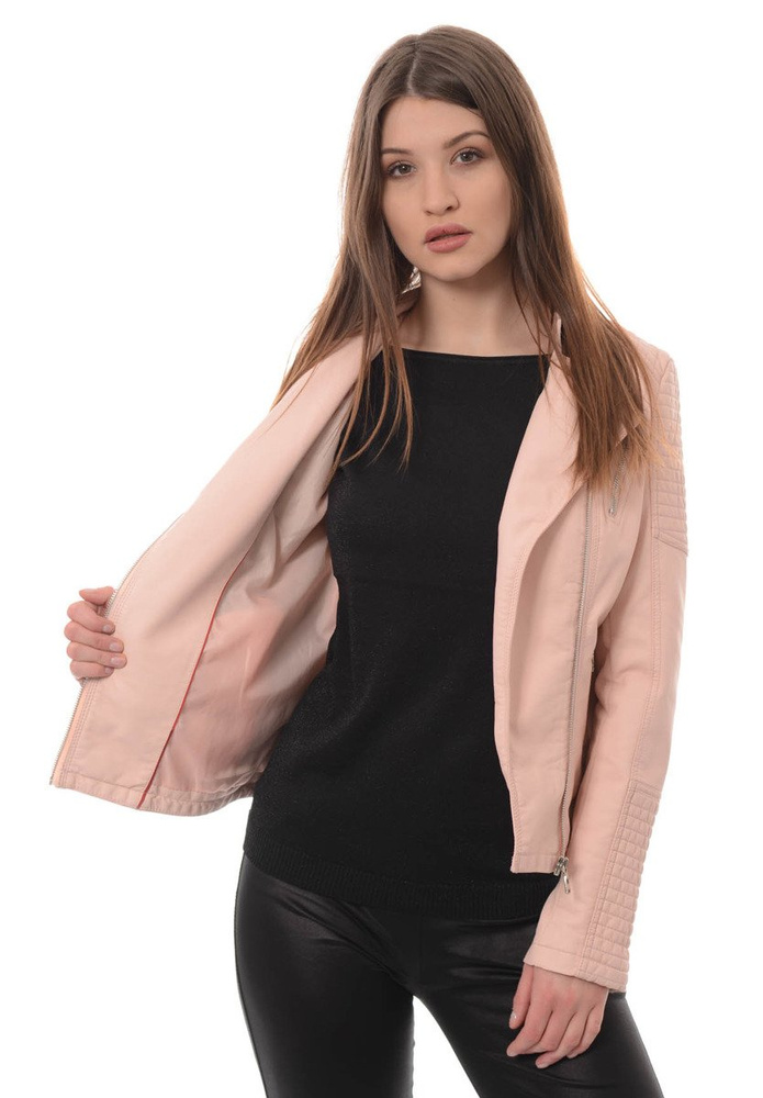 Rewelacyjna Damska Kurtka Ramoneska Wenus Różowa