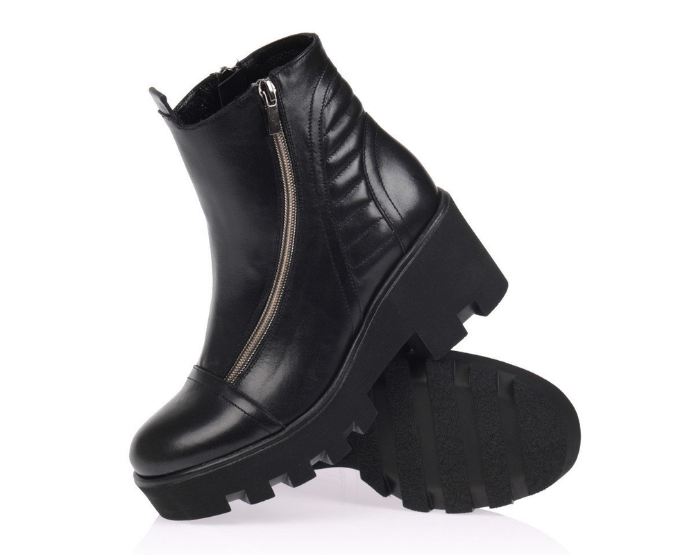 Polskie Botki Militarne Skóra Czarne