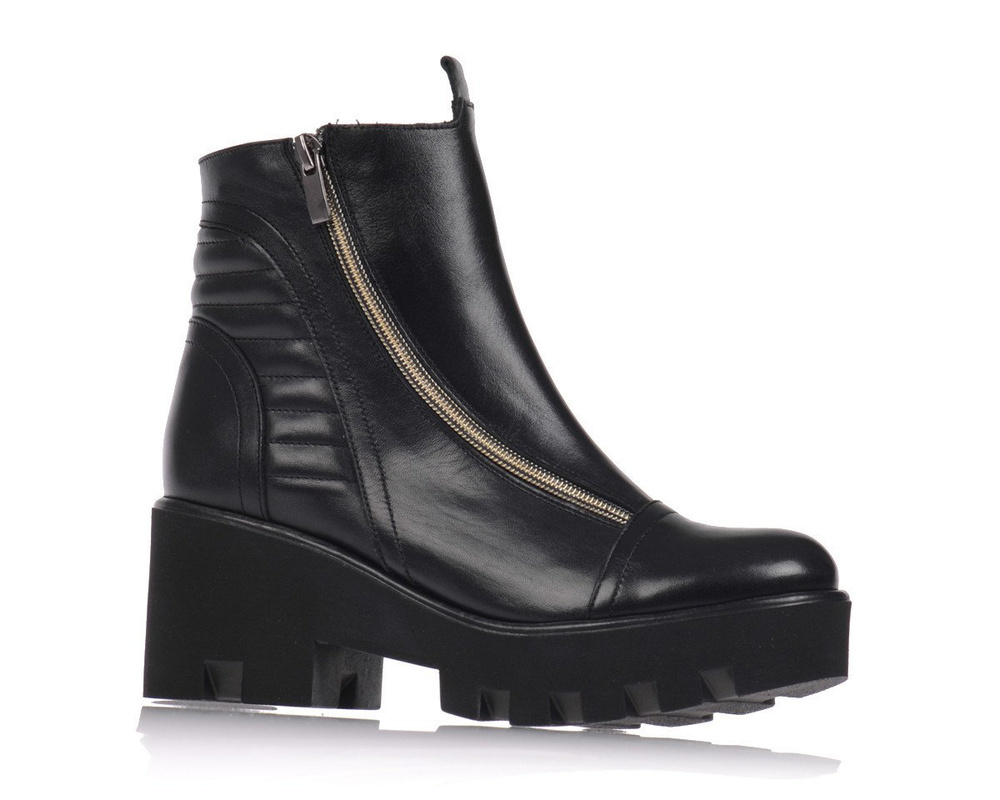 Polskie Botki Militarne Skóra Czarne