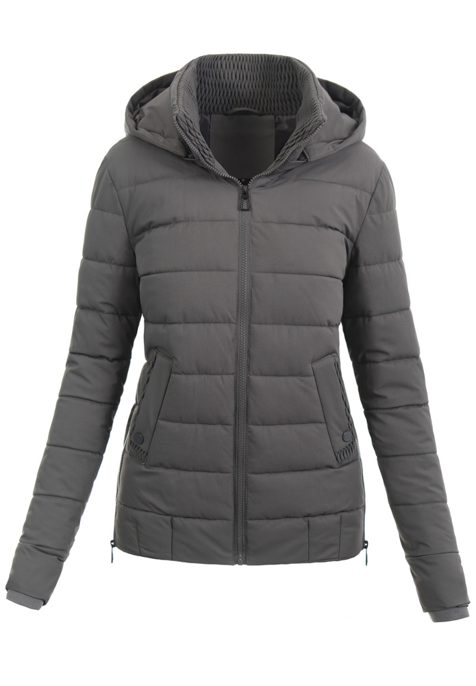 Damska Kurtka Zimowa Bernadeta Szara