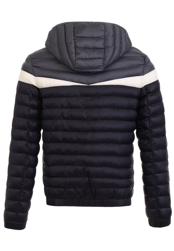 Męska Kurtka Wiosenna - Jesienna Czarna