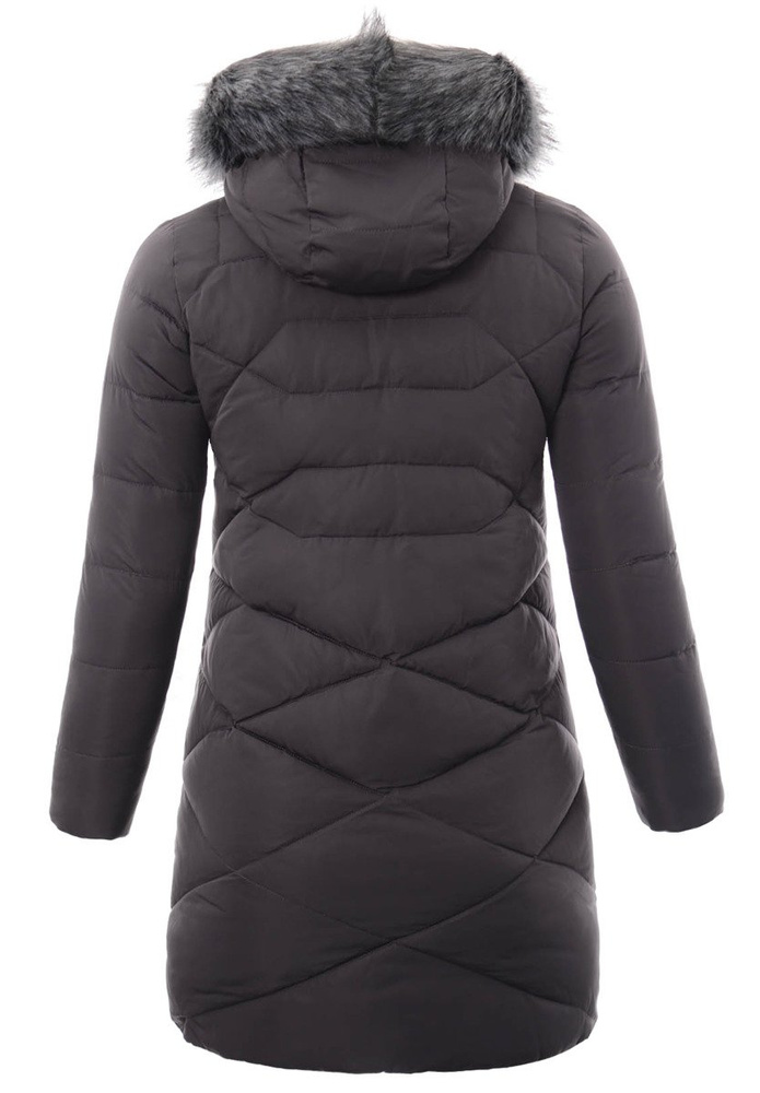 Damska Zimowa Kurtka Ortalionowa Grafitowa