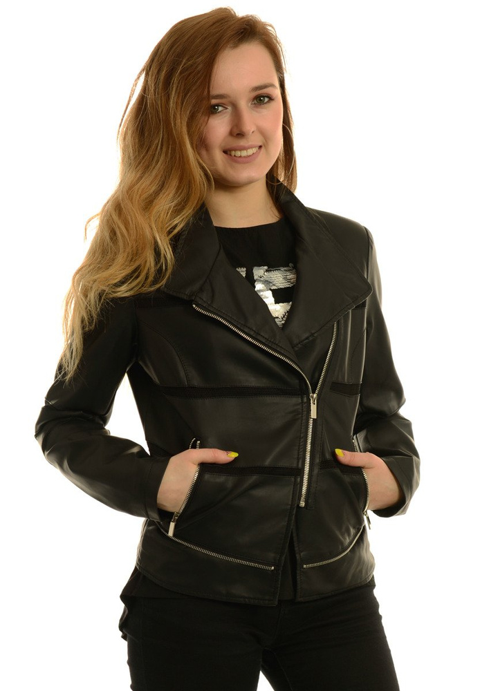 Najmodniejsza Damska Kurtka Ramoneska Zoya Czarna