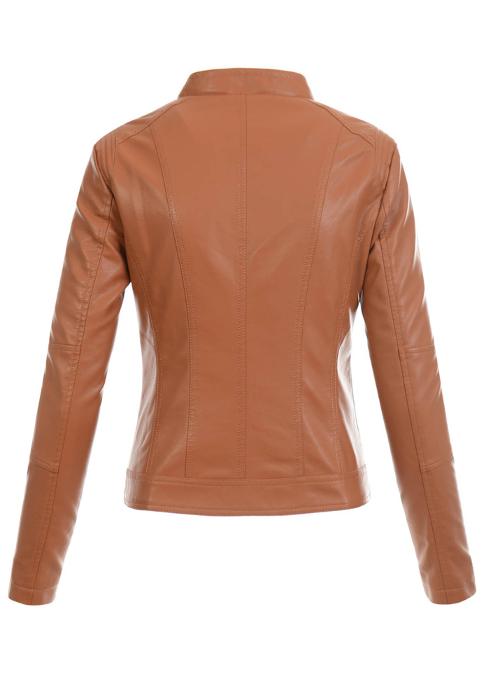 Damska Kurtka Ramoneska Asteria Brązowa