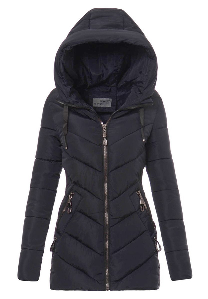 Kurtka Zimowa Anastazja Ciemny Granat