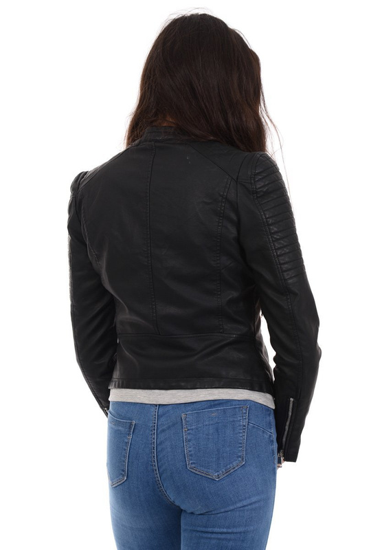 Damska Kurtka Ramoneska Łucja Czarna