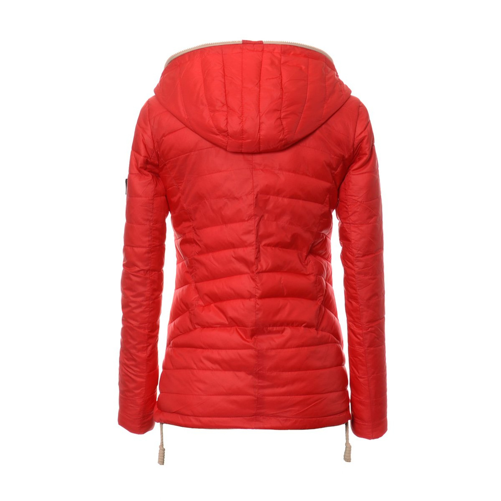 Kurtka Wiosenna - Jesienna Damska Ortalionowa Monica Malinowa