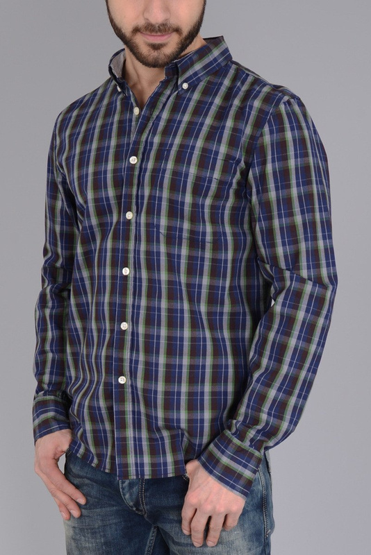 Męska Koszula Codzienna Glo Story Krata