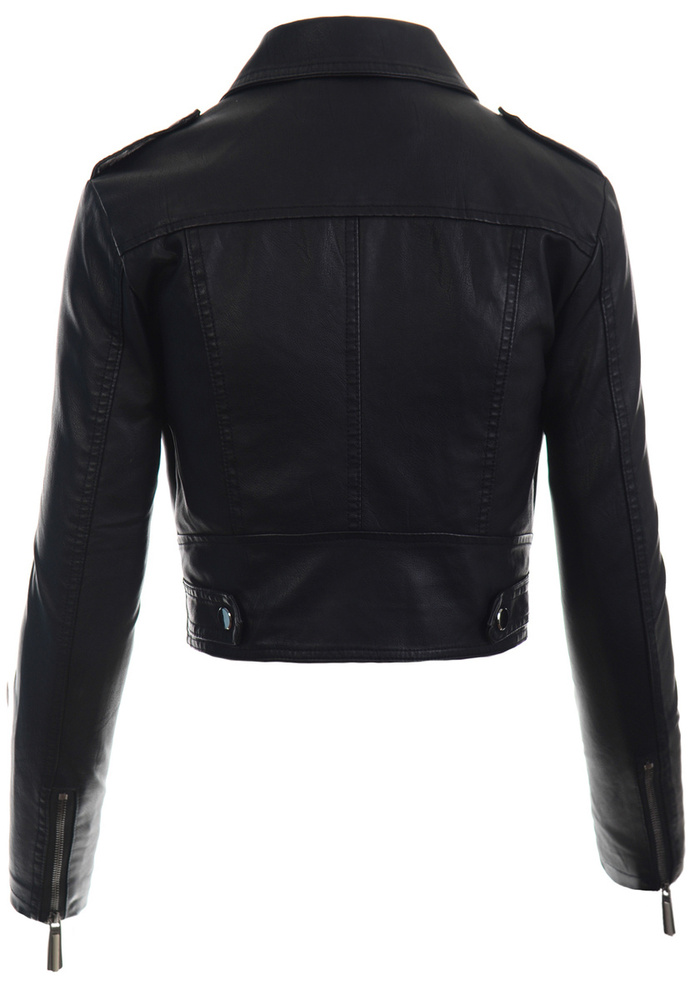 Damska Kurtka Ramoneska Melani Czarna