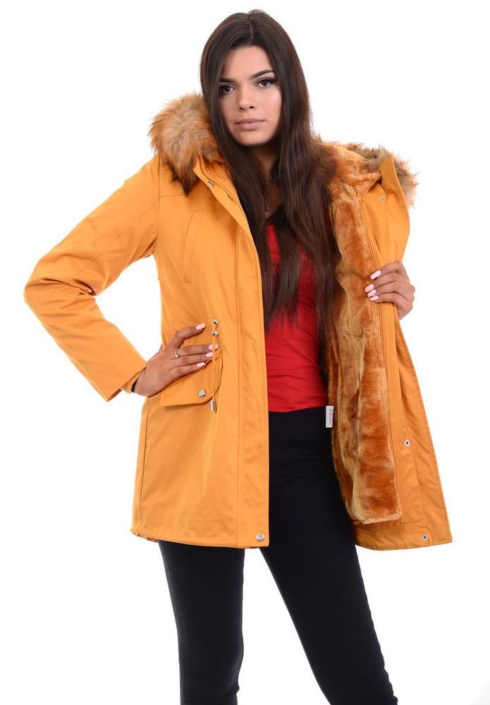 Parka Zimowa 2w1 Sylwia Camel
