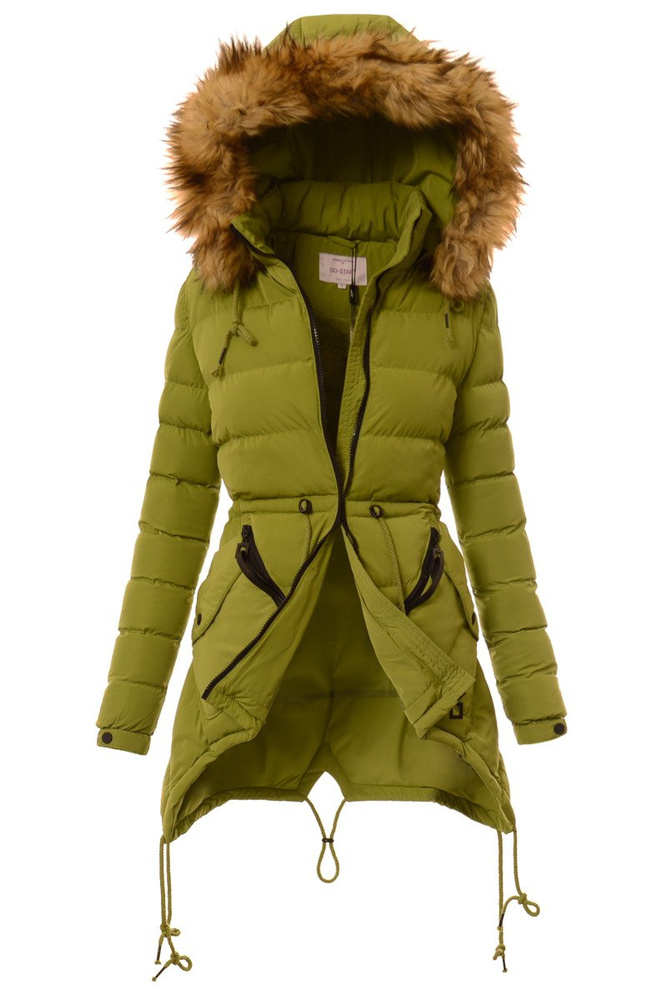 Damska Kurtka Ortalionowa Jasno Zielona