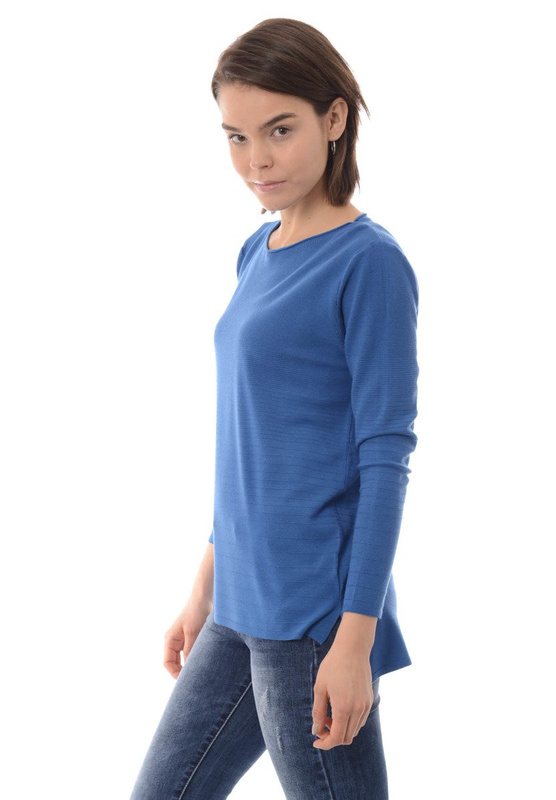 Damska Bluzka Sweterek Niebieski