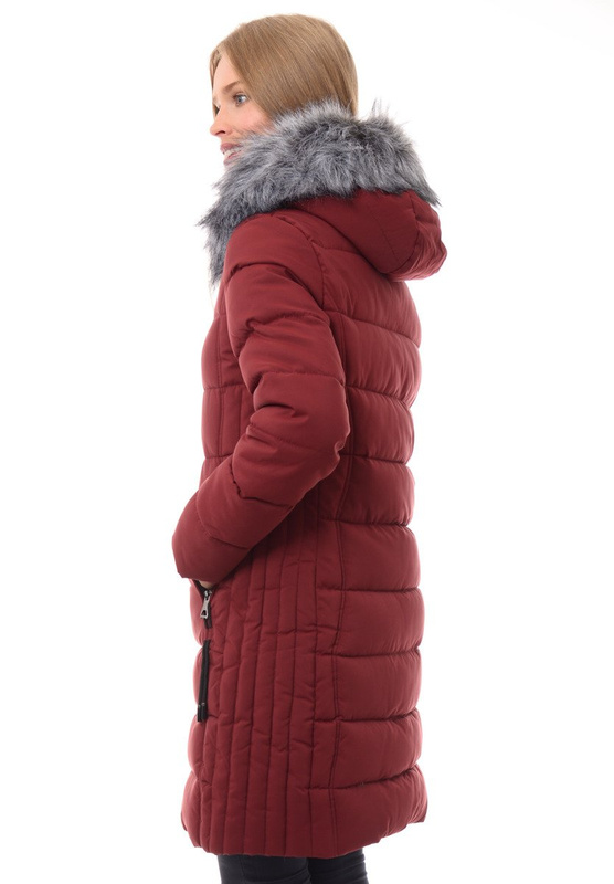 Kurtka Zimowa Karolina Bordowa