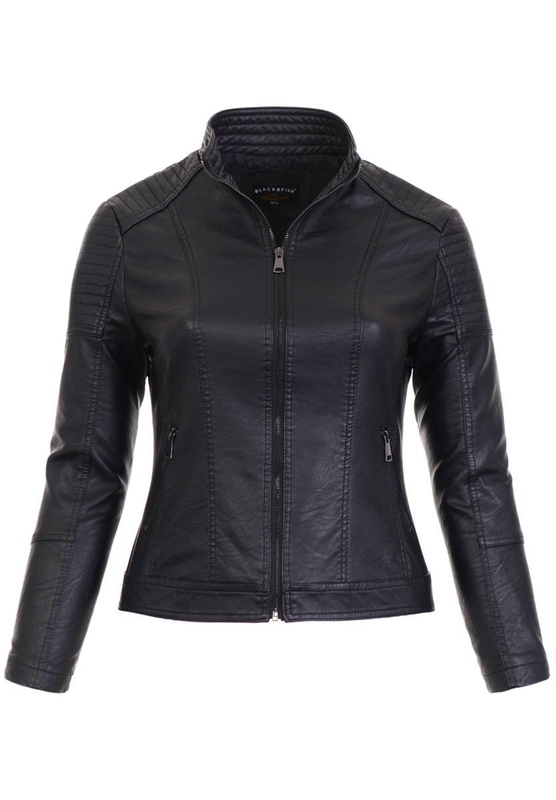 Damska Kurtka Ramoneska Aneta Czarna