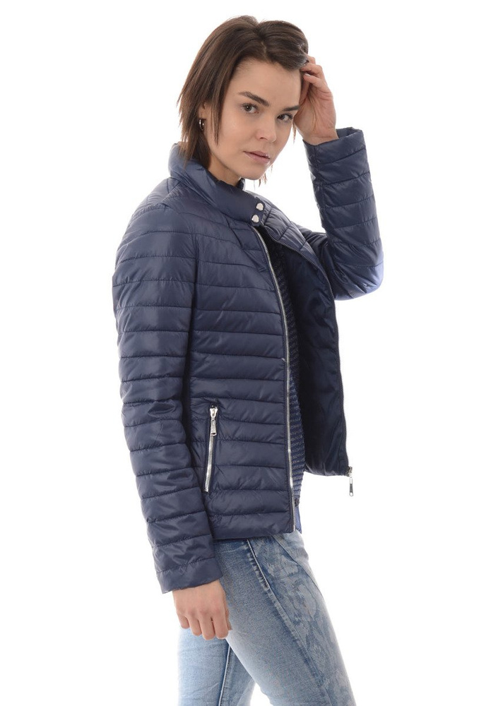 Damska Wiosenna Kurtka Doris Granatowa