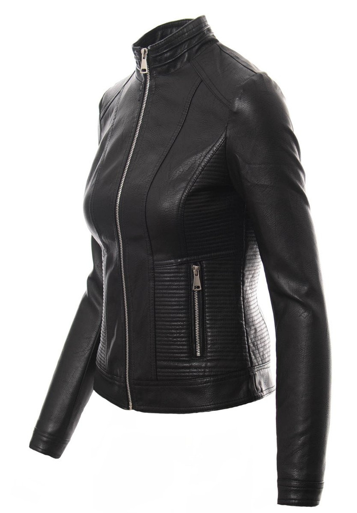 Damska Kurtka Ramoneska Rebeka Czarna