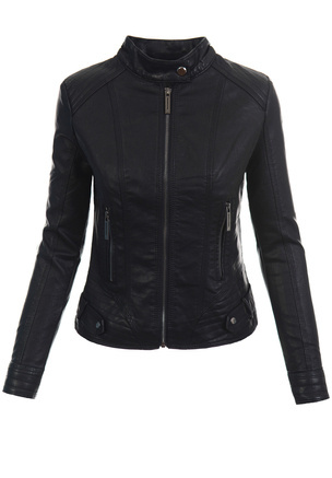 Damska Kurtka Ramoneska Inez Czarna