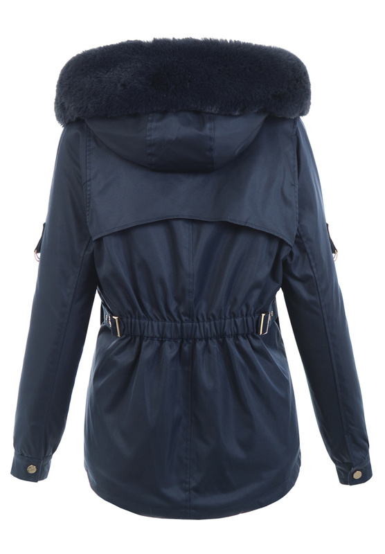 Damska Kurtka Parka Renata Granatowa
