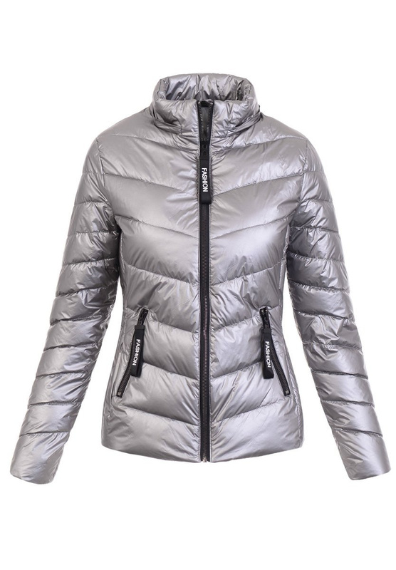 Damska Wiosenna Kurtka Hana Grafitowa