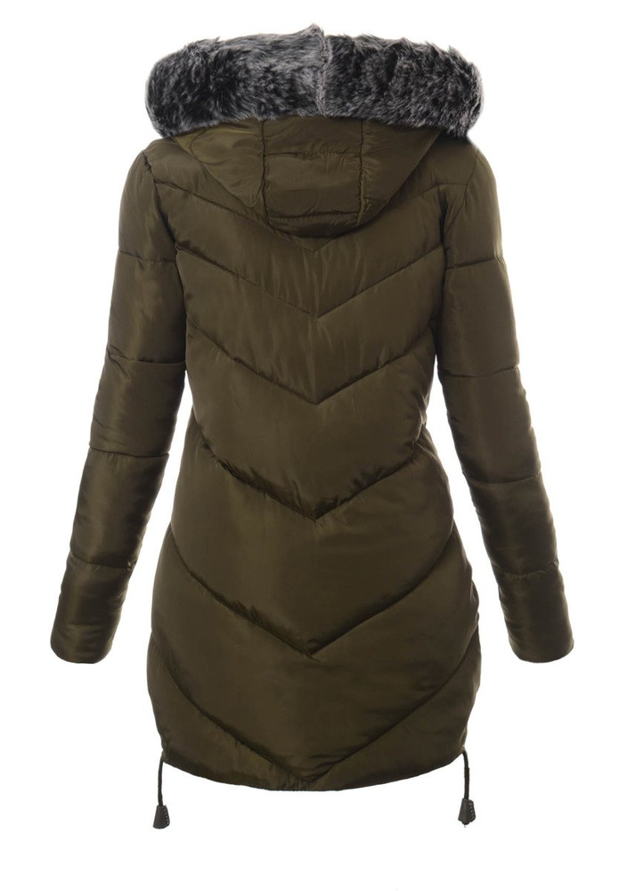 Damska Zimowa Kurtka Ortalionowa Lucyna Zielona