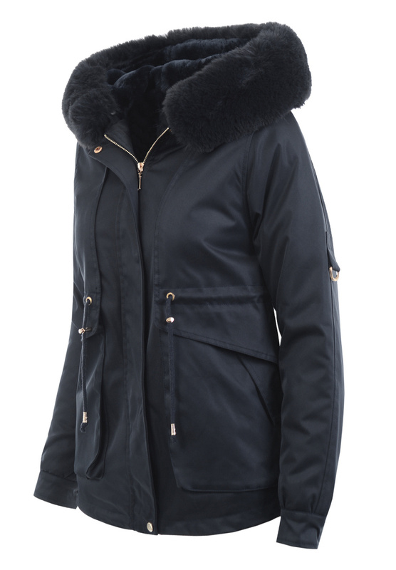 Damska Kurtka Parka Renata Czarna