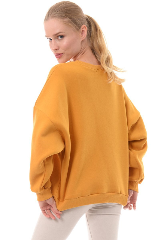Damska Bluza Oversize Camel