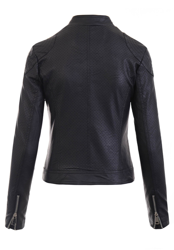 Damska Kurtka Ramoneska Telimena Czarna