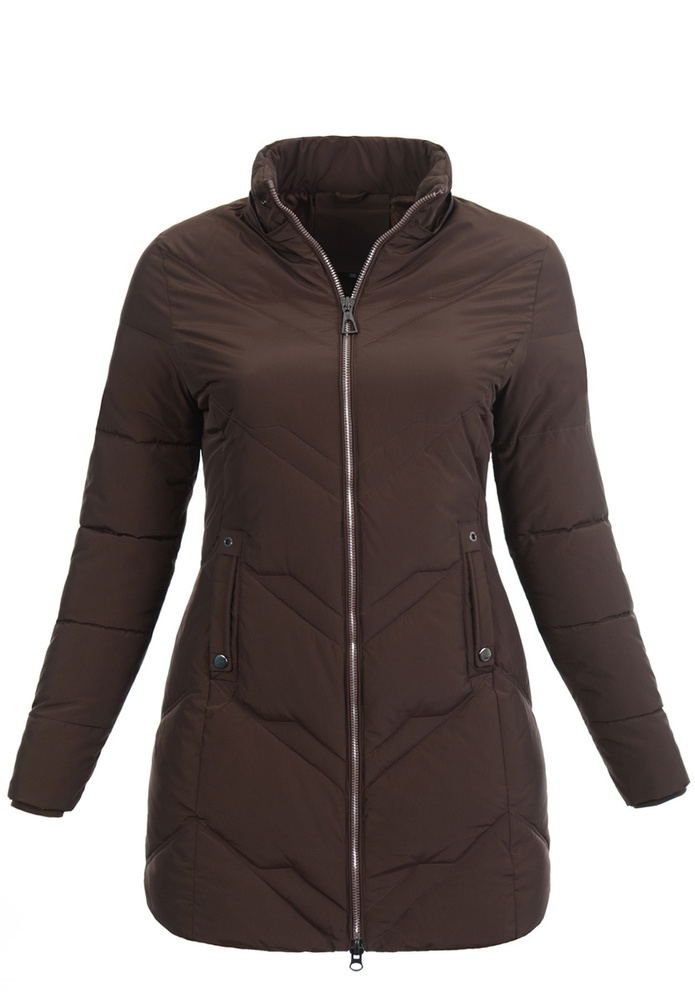 Damska Kurtka Ortalionowa Jadwiga Brązowa