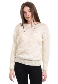Damski Sweter Ecru