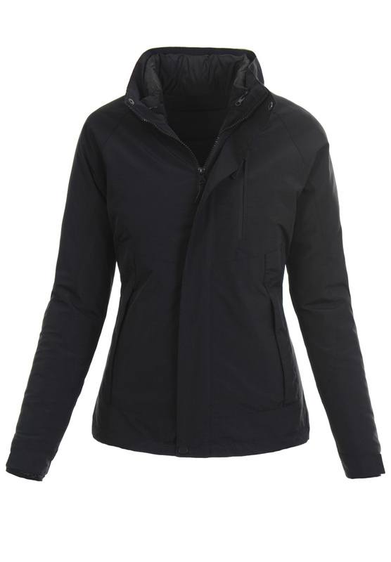 Damska Kurtka Parka Przejściowa 3w1 Estera Czarna