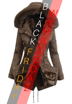 Parka Zimowa Anastazja Brązowa