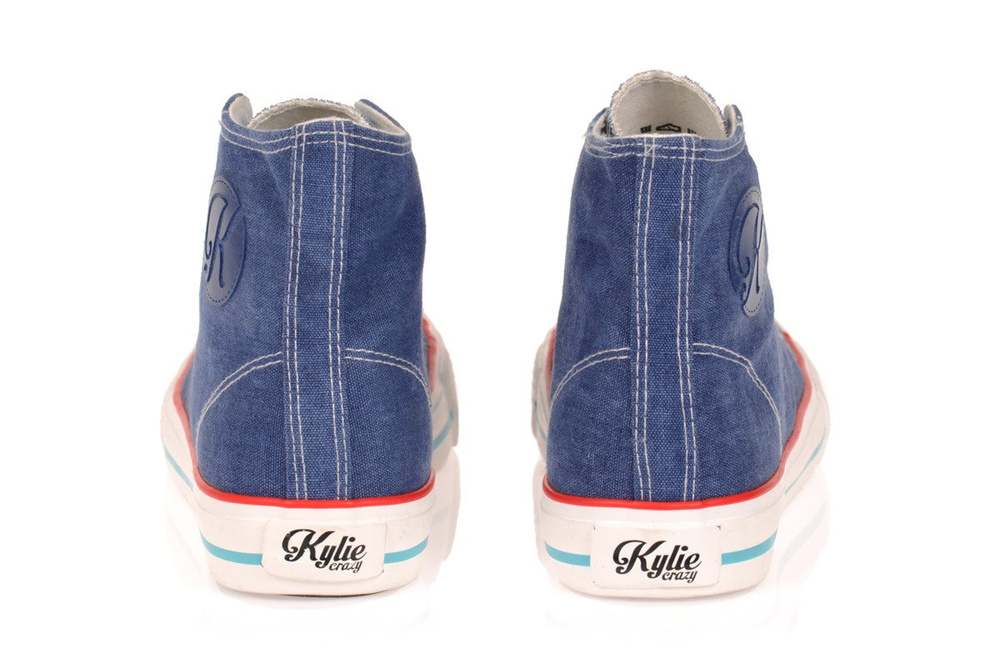 Wysokie Trampki Tenisówki Kylie Dżinsowe