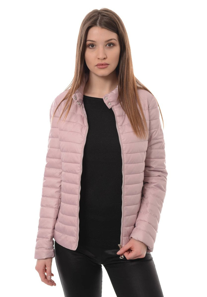 Damska Wiosenna Kurtka Różowa